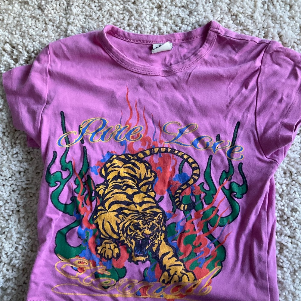 Urban Outfitters Pink Casual Tee